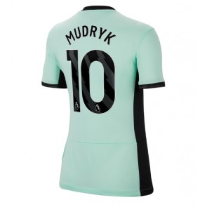 Chelsea Mykhailo Mudryk #10 Koszulka Trzecich Kobiety 2023-24 Krótki Rękaw